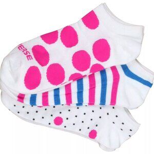 Converse Women's Flat Knit No Show Socks 3 Pairs Size 4-10 NWT